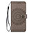 Custodia Portafoglio In Pelle Cover con Supporto L08 per Samsung Galaxy S20 Plus Grigio