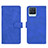 Custodia Portafoglio In Pelle Cover con Supporto L08Z per Realme 8 4G Blu