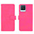 Custodia Portafoglio In Pelle Cover con Supporto L08Z per Realme 8 4G Rosa Caldo