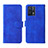 Custodia Portafoglio In Pelle Cover con Supporto L08Z per Realme 9 Pro+ Plus 5G Blu