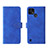 Custodia Portafoglio In Pelle Cover con Supporto L08Z per Realme C21Y Blu