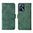 Custodia Portafoglio In Pelle Cover con Supporto L08Z per Realme Narzo 50A Prime Verde