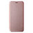 Custodia Portafoglio In Pelle Cover con Supporto L08Z per Samsung Galaxy A12 Nacho Oro Rosa