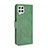 Custodia Portafoglio In Pelle Cover con Supporto L08Z per Samsung Galaxy A22 4G Verde