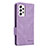 Custodia Portafoglio In Pelle Cover con Supporto L08Z per Samsung Galaxy A53 5G Viola