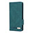 Custodia Portafoglio In Pelle Cover con Supporto L08Z per Samsung Galaxy S21 Plus 5G Verde