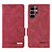 Custodia Portafoglio In Pelle Cover con Supporto L08Z per Samsung Galaxy S22 Ultra 5G Rosso