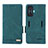 Custodia Portafoglio In Pelle Cover con Supporto L08Z per Xiaomi Redmi K50 Gaming 5G Verde