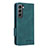 Custodia Portafoglio In Pelle Cover con Supporto L09Z per Samsung Galaxy S22 Plus 5G Verde