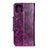 Custodia Portafoglio In Pelle Cover con Supporto L10 per Samsung Galaxy A71 4G A715 Viola