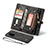 Custodia Portafoglio In Pelle Cover con Supporto L10 per Samsung Galaxy Note 20 Ultra 5G Nero