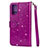 Custodia Portafoglio In Pelle Cover con Supporto L10 per Samsung Galaxy S20 Plus Viola