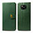 Custodia Portafoglio In Pelle Cover con Supporto L10 per Xiaomi Poco X3 Pro Verde