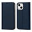 Custodia Portafoglio In Pelle Cover con Supporto L11 per Apple iPhone 13 Blu