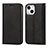 Custodia Portafoglio In Pelle Cover con Supporto L11 per Apple iPhone 13 Nero