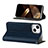 Custodia Portafoglio In Pelle Cover con Supporto L11 per Apple iPhone 15