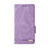 Custodia Portafoglio In Pelle Cover con Supporto L11Z per Samsung Galaxy F42 5G Viola