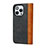 Custodia Portafoglio In Pelle Cover con Supporto L12 per Apple iPhone 14 Pro