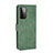 Custodia Portafoglio In Pelle Cover con Supporto L12Z per Samsung Galaxy A72 4G Verde
