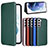 Custodia Portafoglio In Pelle Cover con Supporto L12Z per Samsung Galaxy S21 FE 5G