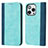 Custodia Portafoglio In Pelle Cover con Supporto L13 per Apple iPhone 14 Pro Cielo Blu