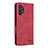 Custodia Portafoglio In Pelle Cover con Supporto L13Z per Samsung Galaxy A32 4G Rosso