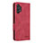 Custodia Portafoglio In Pelle Cover con Supporto L13Z per Samsung Galaxy A32 5G Rosso