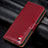 Custodia Portafoglio In Pelle Cover con Supporto L14 per Huawei P40 Lite E Rosso Rosa