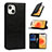 Custodia Portafoglio In Pelle Cover con Supporto L17 per Apple iPhone 13