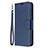 Custodia Portafoglio In Pelle Cover con Supporto L18 per Samsung Galaxy A31 Blu