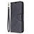 Custodia Portafoglio In Pelle Cover con Supporto L18 per Samsung Galaxy A31 Nero