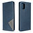 Custodia Portafoglio In Pelle Cover con Supporto L18 per Samsung Galaxy A71 4G A715 Blu