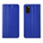 Custodia Portafoglio In Pelle Cover con Supporto L21 per Samsung Galaxy A41 Blu