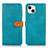 Custodia Portafoglio In Pelle Cover con Supporto L29 per Apple iPhone 13 Blu