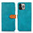 Custodia Portafoglio In Pelle Cover con Supporto L29 per Apple iPhone 14 Pro Blu