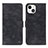 Custodia Portafoglio In Pelle Cover con Supporto L30 per Apple iPhone 14 Plus Nero