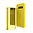 Custodia Portafoglio In Pelle Cover con Supporto Laterale Specchio Cover L01 per Samsung Galaxy S10 5G SM-G977B Giallo