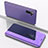 Custodia Portafoglio In Pelle Cover con Supporto Laterale Specchio Cover L02 per Samsung Galaxy Note 10