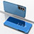 Custodia Portafoglio In Pelle Cover con Supporto Laterale Specchio Cover per Samsung Galaxy S21 FE 5G