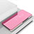 Custodia Portafoglio In Pelle Cover con Supporto Laterale Specchio Cover per Xiaomi Mi 10i 5G Oro Rosa