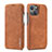 Custodia Portafoglio In Pelle Cover con Supporto LC1 per Apple iPhone 13