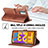 Custodia Portafoglio In Pelle Cover con Supporto LC1 per Samsung Galaxy M23 5G