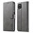 Custodia Portafoglio In Pelle Cover con Supporto LC1 per Samsung Galaxy M32 4G Grigio