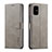 Custodia Portafoglio In Pelle Cover con Supporto LC1 per Samsung Galaxy M51 Grigio