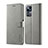 Custodia Portafoglio In Pelle Cover con Supporto LC1 per Xiaomi Mi 12T 5G Grigio