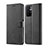 Custodia Portafoglio In Pelle Cover con Supporto LC1 per Xiaomi Redmi Note 11T 5G Nero