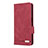 Custodia Portafoglio In Pelle Cover con Supporto LZ2 per Samsung Galaxy A04s Rosso