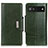 Custodia Portafoglio In Pelle Cover con Supporto M01L per Google Pixel 6a 5G Verde