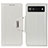 Custodia Portafoglio In Pelle Cover con Supporto M01L per Google Pixel 7a 5G Bianco