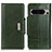 Custodia Portafoglio In Pelle Cover con Supporto M01L per Google Pixel 8 Pro 5G Verde